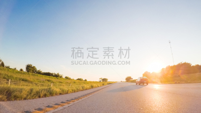 堪萨斯,美国州际公路,西,70号州际公路,从在汽车上的角度拍摄,拍摄场景,美国,水平画幅,后院,路