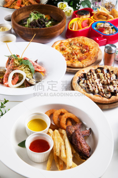 膳食,章鱼,炖鱼,比萨饼,虾,个性,餐具,垂直画幅,格子烤肉,褐色