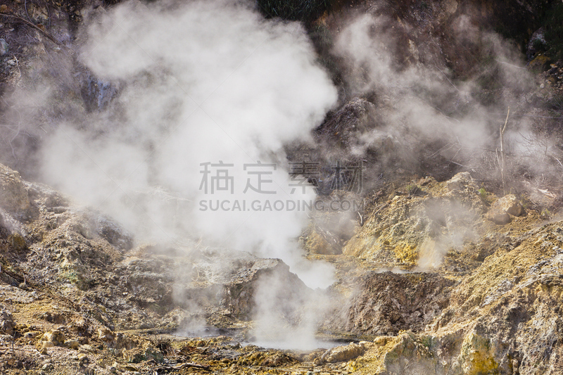 圣卢西亚,硫磺泉,volcanic scoria,火山岩,当地著名景点,空的,灰色,迎风岛,沙漠,岩石