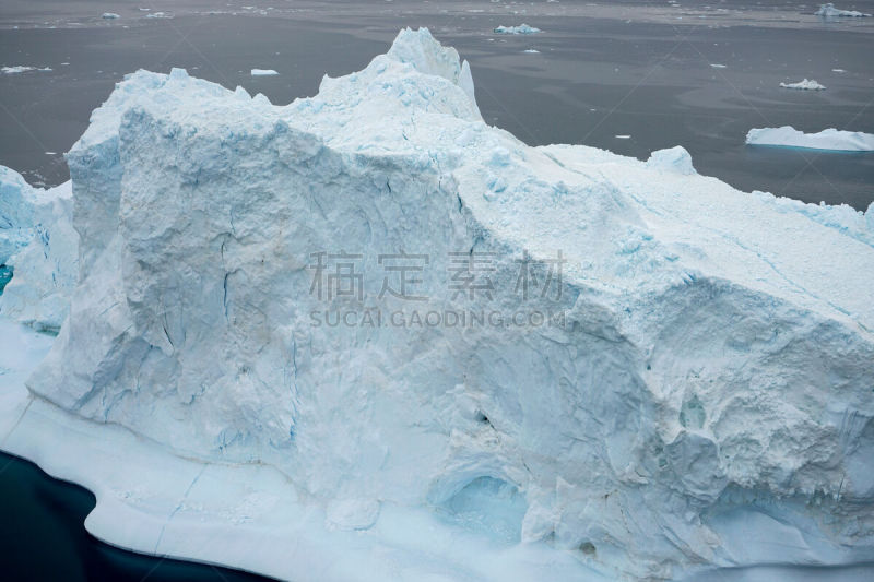 北冰洋,航拍视角,冰山,北极,格陵兰,天空,风,气候,雪,北美