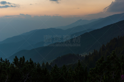 山,保加利亚,地形,部分,非凡的,水,休闲活动,水平画幅,皮林山脉,无人