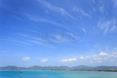 天空,蓝色,海洋,在上面,气候,水平画幅,沙子,无人,夏天