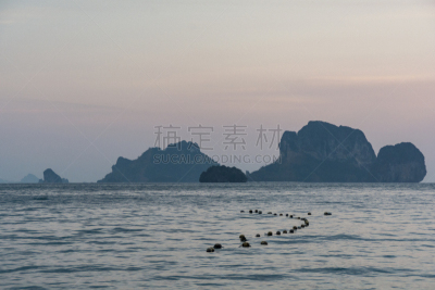泰国,海滩,水,天空,美,水平画幅,地形,沙子,无人,蓝色
