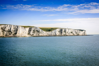 英格兰,肯特,多佛,white cliffs,水,天空,美,水平画幅,夏天,户外