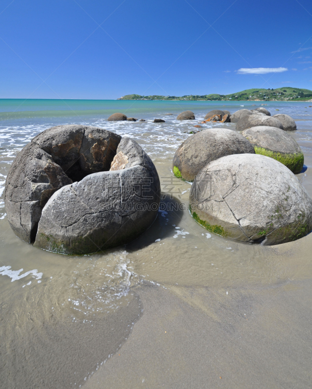 新西兰,摩拉基大圆石,野生动物保护区,风景,oamaru,moeraki,毛利人,南地大区,奥塔哥地区,自然