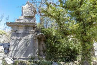 alexander the great,安塔利亚省,水平画幅,地形,建筑,无人,户外,大门,过去,废墟