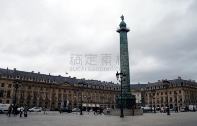 旺多姆广场,拿破仑一世,雕像,柱子,水平画幅,19世纪风格,建筑,著名景点,2015年,19世纪