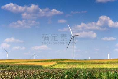 风轮机,替代能源,天空,风,水平画幅,风力,能源,无人,涡轮,户外