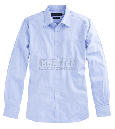 衬衫,男人,滑板公园,长袖衫,衣领,棉,按钮,口袋,蓝色,背景分离