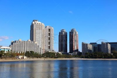 台场海滨公园,东京,摩天大楼,公寓,黄金周,江东区,台场,港区,水,天空