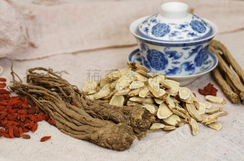 黄芪,当归,中医,水平画幅,无人,健康保健,材料,特写,植物,静物