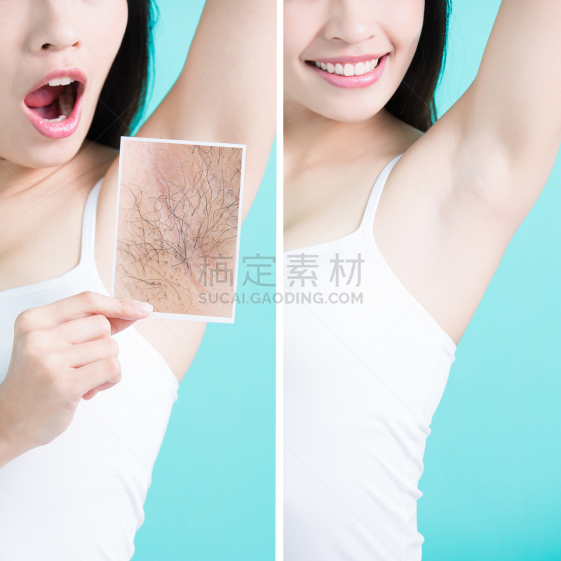 腋窝,女人,在下面,手臂下的,臭鼬,臭,手臂,口腔卫生,四肢,凌乱