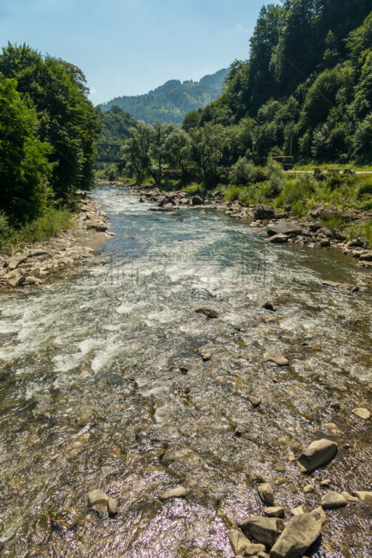 天空,雾,绿山国家森林公园,海洋,垂直画幅,水,美,山,无人,夏天