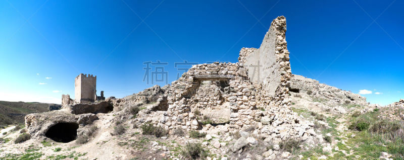 城堡,路易斯卡斯蒂略,阿兰胡埃思,中世纪和文艺复兴时期的音乐,托莱多,天空,灵性,古老的,石材,气候与心情