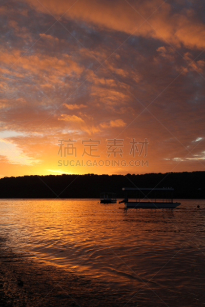 瓦努阿图,垂直画幅,水,无人,南太平洋,户外,滨水,维拉港,彩色图片,日落