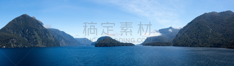 新西兰,峡湾,doubtful sound,水,水平画幅,无人,户外,山,著名景点