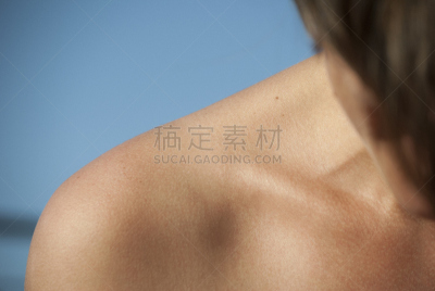 皮肤,晒黑,水平画幅,游泳池,夏天,干净,紫外线辐射,润肤露,锁骨,王牌