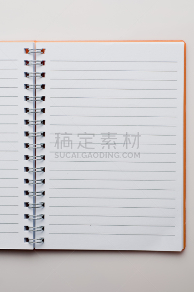 空白的,笔记本,线条,垂直画幅,办公室,留白,办公用品,定单本,无人,写字器具