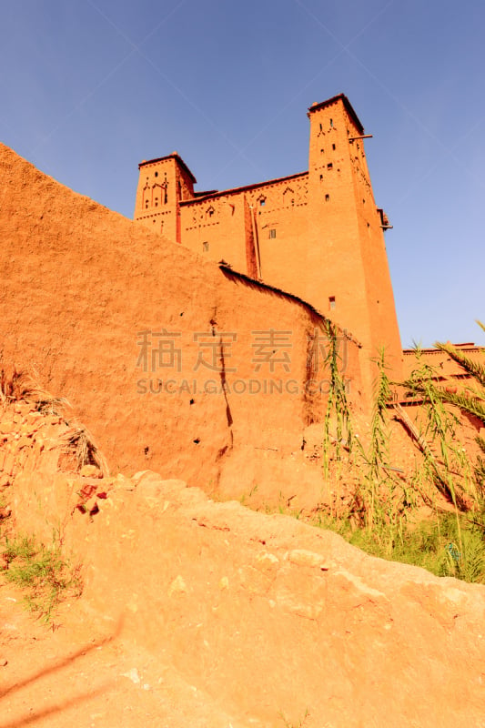 Ait Benhaddou, a fortified city, the former caravan way from Sahara to Marrakech. UNESCO World Heritage, Morocco