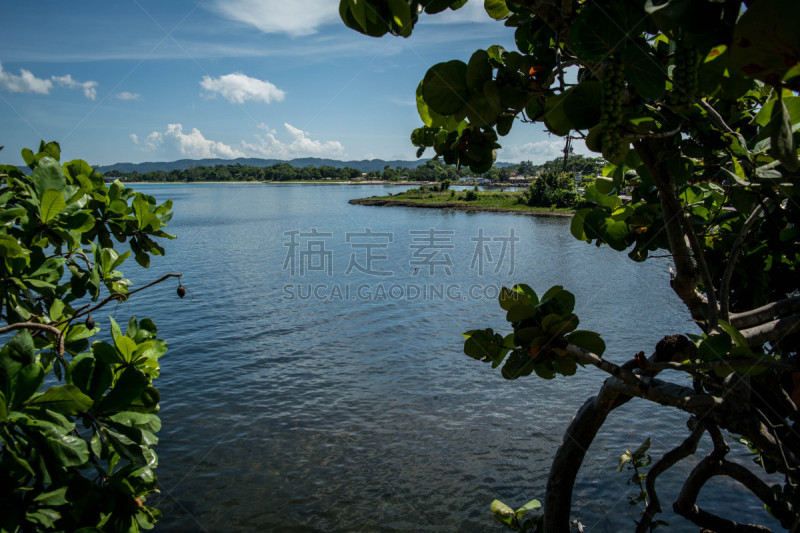 海滩,水,水平画幅,无人,户外,加勒比海地区,牙买加,格里尔,海洋,摄影