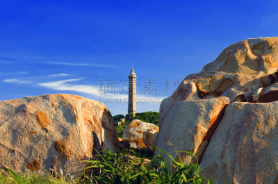 灯塔楼,风景,自然,平顺省,水平画幅,无人,夏天,建筑外部,户外,船