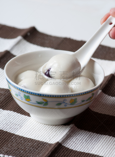 粳米,面粉,扁圆形甜南瓜,垂直画幅,填塞料,塞满了的,球体,白色,瓷器,彩色图片