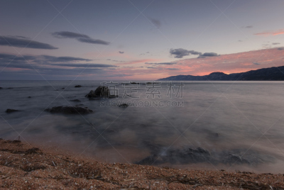 海滩,富营养化水体,水,天空,水平画幅,沙子,无人,云景,著名景点,地平线