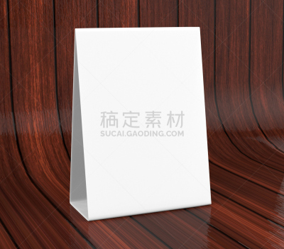 市场营销,白色,三维图形,桌上摆签,空白的,桌子,轻蔑的,正下方视角,零售展示,水平画幅