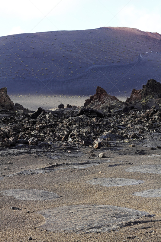 火山地形,粗糙的,timanfaya national park,兰萨罗特岛,自然,垂直画幅,非都市风光,地形,山,岩石