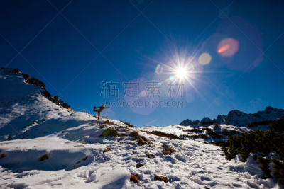 瑜伽,斯洛伐克,塔特拉山,传统的斯洛伐克,天空,休闲活动,雪,健康,旅行者,草