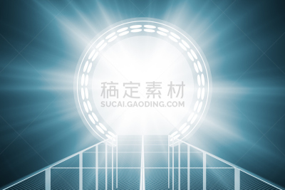 蓝色,色彩鲜艳,驱逐出境,讲台,隧道,未来,水平画幅,无人,科学,俄罗斯