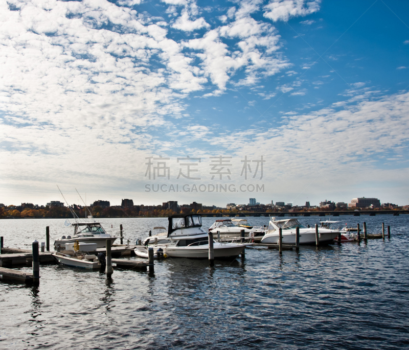 船,静止的,自然,水,水平画幅,地形,秋天,无人,早晨,马萨诸塞