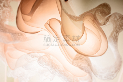 鞋带,脆弱,婚纱,大特写,纹理,水平画幅,纺织品,特写,魅力,缎子