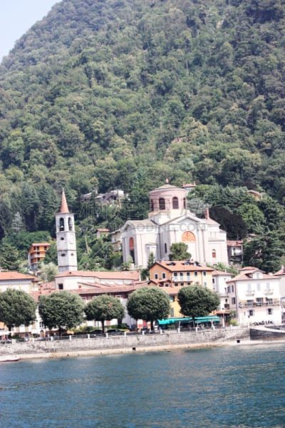 Church Sant’Ambrogio and Santi Filippo e Giacomo in Laveno, Italy