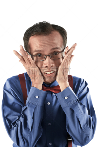 青年人,乐趣,面部表情,书呆子,男人,马来西亚人,垂直画幅,智慧,美人,特写