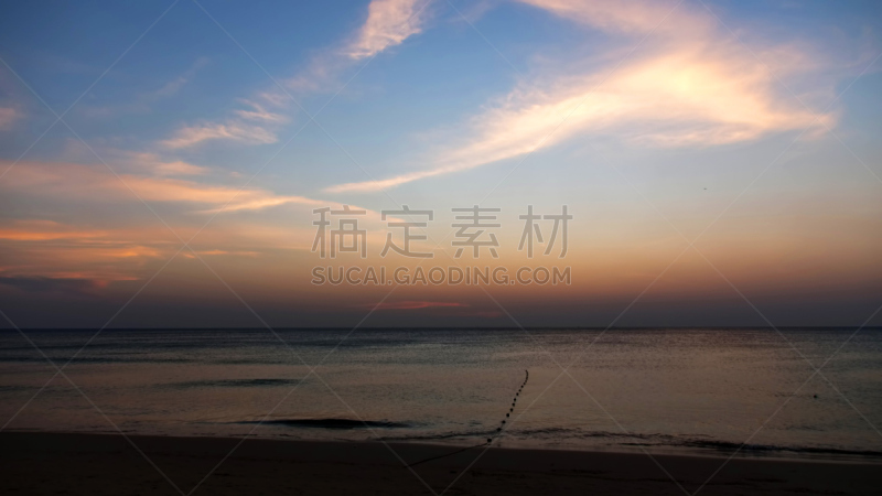 小卡塔海滩,海滩,多色的,自然,水平画幅,沙子,无人,夏天,户外,棕榈树