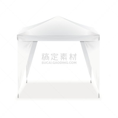 帐篷,模板,白色,矢量,空白的,大帐篷,天篷,折叠,写实,悬垂