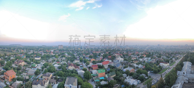 多云,都市风光,顿巴斯,顿涅茨克,夜晚,商务,乌克兰,全景,黄昏,摩天大楼
