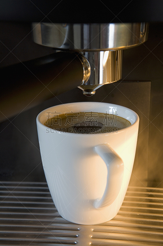咖啡机,垂直画幅,咖啡馆,无人,浓咖啡,饮料,特写,咖啡,黑色,拿铁咖啡