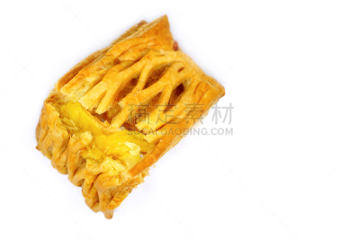 菠萝塔,白色背景,分离着色,传统,唇裂,部分,小圆面包,泰国食品,清新,午休时间