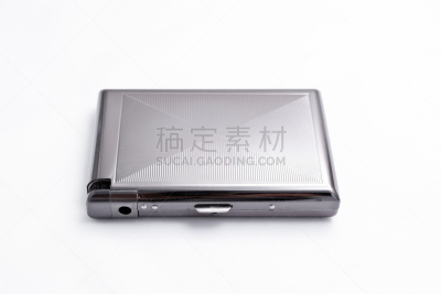 烟盒,烟嘴,式样,水平画幅,纹理效果,小的,银色,无人,偏远的,盒子