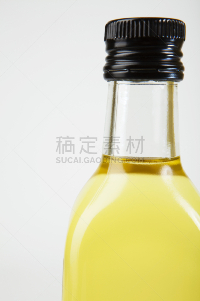 橄榄油,垂直画幅,玉米油,无人,黄色,玻璃,食用油,葵花油,背景分离,金色