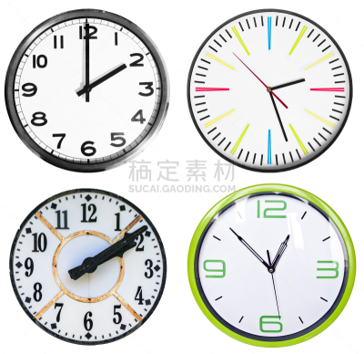 钟,白色,分离着色,四个物体,石英,商务,脚踏车,倒计时,现代,春天