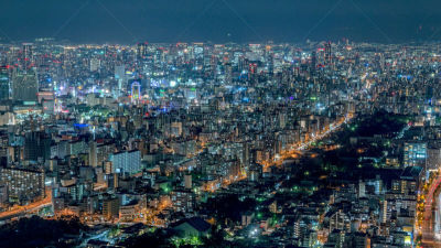 大阪府,夜晚,自然美,城市生活,旅途,城镇景观,现代,著名景点,东亚,阿部野桥车站大楼