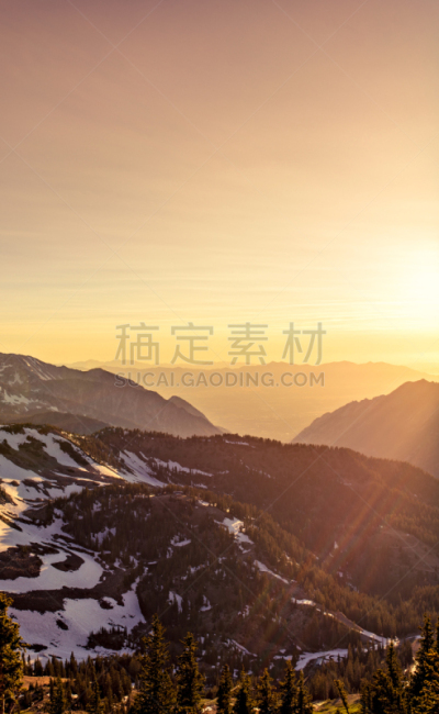 犹他,山,垂直画幅,天空,美,美国西部,度假胜地,休闲活动,雪,无人