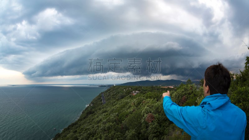 风暴追逐者,手指,乌云,天空,暴风雨,气候,夏天,气候与心情,仅成年人,电源