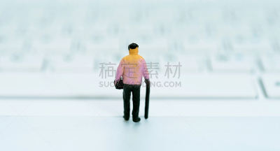计算机键盘,小雕像,老年女人,留白,工业,白色,瓷器,技术,手杖,计算机