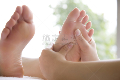 女人,反射疗法,足浴,脚部按摩,美,水平画幅,足,日本,手