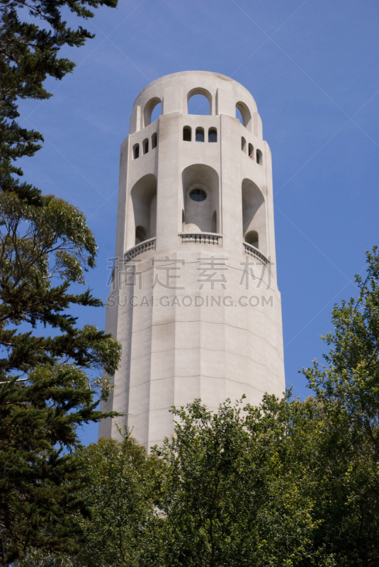 柯伊特塔,旧金山,特里格拉富希尔,垂直画幅,art deco风格,建筑,无人,塔,加利福尼亚,摄影