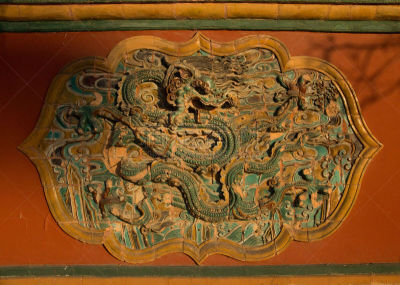 龙,雕塑,长城,红松,宫殿,水平画幅,建筑结构,墙,建筑,无人